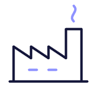 Icono planta de reciclaje